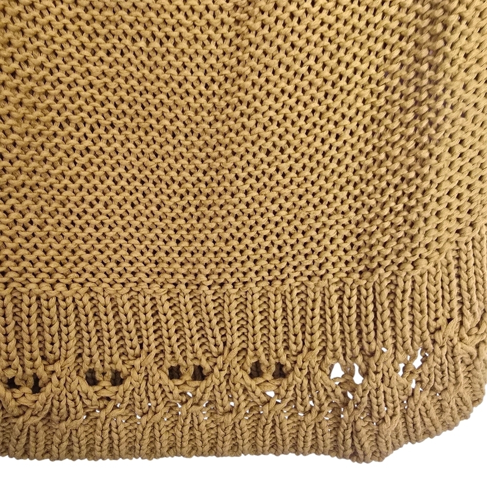 Anthropologie Mustard Yellow Knit Sleeveless Sweater - Picture 3 of 5